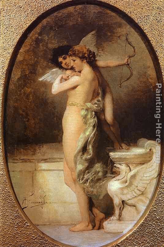 Henryk Hector Siemiradzki Beauty and Love